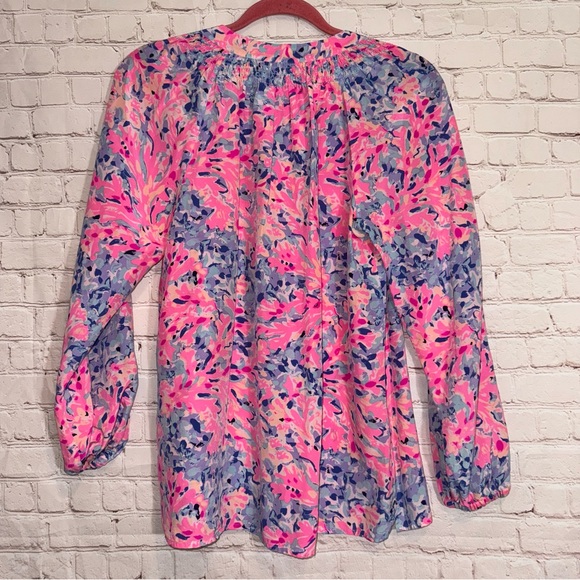 LILY PULLITZER Elsa Silk Top, Size Medium - Picture 11 of 11